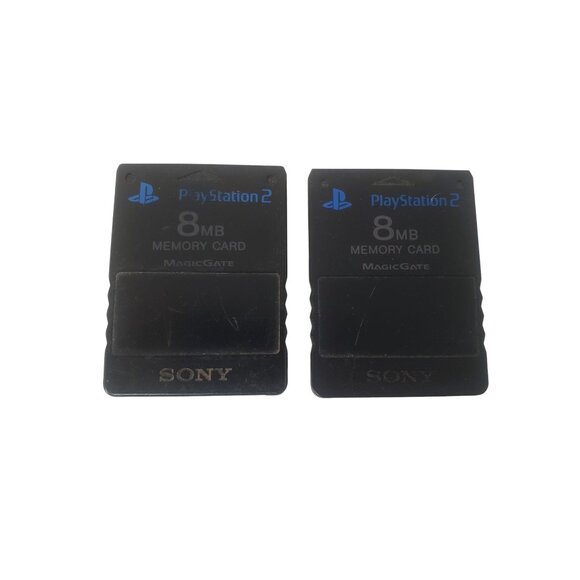 Sony Other - Sony Playstation 2 PS2 Official OEM MagicGate 8mb Memory Card Quantity 2